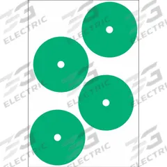 ACCUFORMNMC Gauge Marking Labels: Green, Polyester, 4 PK (MPN GML105GN). Key specifications — Label Color: Green; Label Material: Polyester.