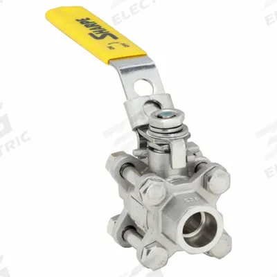 SHARPE Manual Two-Way Ball Valve: 1/4 in, 316 Stainless Steel, Straight Valve Body - Stainless Steel Ball Valves