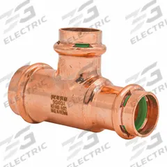 QUICKFITTING SUREPRESS Crimp Tee Fitting: 1 in CTS x 3/4 in CTS x 3/4 in CTS size, Copper (MPN SPWT322R). Key specifications — Brand: QUICKFITTING SUREPRESS; Series: SurePress; Broad - Material for Bullet: Copper Or Bronze; Brand - Broad: QUICKFITTING SUREPRESS.