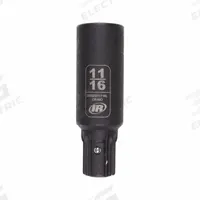 INGERSOLL RAND Impact Socket: SAE, 11/16 in Socket Size, 6-Point, Deep, 2 61/64 in Overall Lg (MPN DXS2SH1116L). Key specifications — attr1215501: INGERSOLL RAND; attr1215515: Manganese Phosphate; attr1215518: 11/16 in.