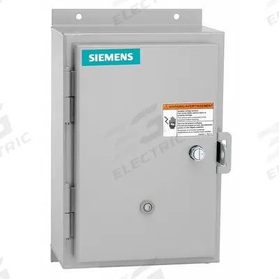SIEMENS NEMA Magnetic Motor Starter: Non-Reversing, 3 Poles, NEMA Size 1, 27 A - Enclosed Non-Reversing Starters with Electronic Overloads