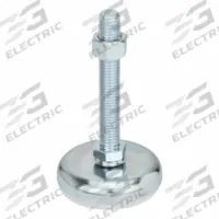 JW WINCO Male-End Leveling Mount: Swiveling Stud, 1/2"-13 Thread Size, 3.15 in, 2,698 lbf Capacity (MPN 30-80-1/2X13-150-A2-SK). Key specifications — Base Shape: Round; Load Capacity: 2,698 lbf; Thrust Pad Material: TPE; Includes: Rubber Pad; Hex Size: 11/16 in.