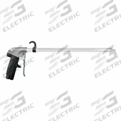 GUARDAIR Air Gun: Pistol-Grip Grip, Aluminum, 3/8 in Female NPT, 1 Nozzle(s), Straight, Focused (MPN U80LJ012AA2). Key specifications — attr1328526: Aluminum; attr1328500: Extension and Nozzle; attr1328508: GUARDAIR; attr1328515: No; attr1328533: Yes.