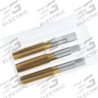 CLEVELAND Tap Kit: M12x1.75 Metric, D6 / 6H, 4 Flute, TiN Coated High Speed Steel (MPN C84272). Key specifications — attr1300563: One Each Taper, Plug, and Bottoming.