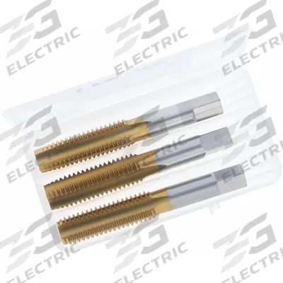 CLEVELAND Tap Kit: M12x1.75 Metric, D6 / 6H, 4 Flute - Three-Piece Hand Tap Sets