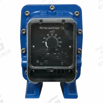PULSATRON Chemical Metering Pump: Solenoid, 115V AC, 1/5 hp HP, 316 SS Head - Compact Solenoid-Driven Diaphragm Metering Pumps
