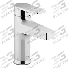KOHLER Straight Spout Bathroom Faucet: Taut™, Zinc, Polished Chrome Finish, 0.5 gpm Flow Rate, Lever (MPN K-46028-4-CP). Key specifications — Includes: Flexible Supply Lines; Brand: KOHLER; Series: Taut™.
