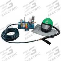 ALLEGRO Supplied Air Pump Package: 50 ft Hose Lg, 3/4 hp Pump Horsepower, Helmet, Allegro Nova 2000 (MPN 9285-01). Key specifications — Headgear Type: Helmet; Includes: Blasting Helmet; Brand and Series: Allegro Nova 2000.