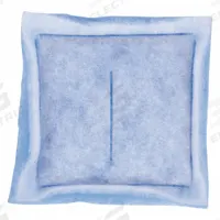 GRAINGER Ring Panel Air Filter: 10 in x 10 in x 1 in, 10 in Section Wd, 1 Sections, 3 Ply, MERV 8 (MPN 6B833). Key specifications — Performance Rating: MERV 8; Brand: GRAINGER; Media Material: Synthetic.