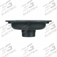 ZURN Drain Body: 15 in Overall Dia, 10 in Overall Ht, 4 in Nominal Pipe Size, Cast Iron, Black (MPN P100-4NH). Key specifications — Connection Type: No Hub; Brand: ZURN.