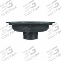 ZURN Drain Body: 15 in Overall Dia, 10 in Overall Ht, 4 in Nominal Pipe Size, Cast Iron, Black (MPN P100-4NH). Key specifications — Connection Type: No Hub; Brand: ZURN.