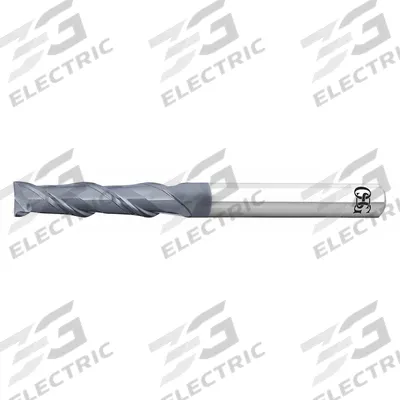 OSG Square End Mill: Carbide, WXL Coated, 2 Flute, 2.5 mm Mill Dia, 10 mm LOC - Carbide Square End Mills for Hardened Materials