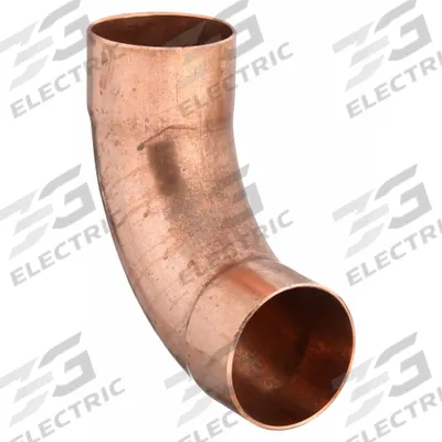 NIBCO Sweat Fitting Elbow: 4 in CTS x 4 in CTS, Cup x FTG, Wrot Copper (MPN 607LT 4) - Wrot Copper Tube Fittings