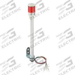 SCHNEIDER Tower Light Assembly: 1 Tier, Red, No Sounder Tier, 403 1/2 mm Overall Ht, Steady, XVC4B1. Key specifications — Manufacturer Part Number: XVC4B1; Brand: SCHNEIDER; Operating Voltage: 24V; Light Tier Color: Red.