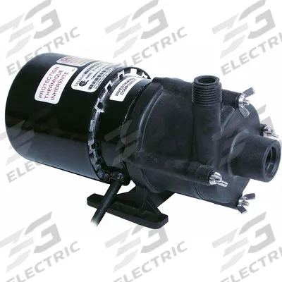 LITTLE GIANT Centrifugal Pump: Glass-Filled Polyphenylene Sulfide, 1/25 hp Horsepower - Magnetic-Drive Straight Centrifugal Pumps
