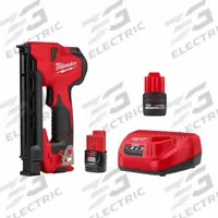MILWAUKEE Staple Gun Kit: 1 Battery, No Charger, Sequential, For 1 in to 1 in Staple Leg Lg, Brushed (MPN 2448-20, 48-11-2425). Key specifications — attr1171112: Sequential; attr1171113: Insulated.