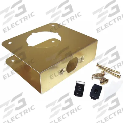 APPROVED VENDOR Door Reinforcer: 4 in Dp, 1 3/8 in Wd, 4 1/2 in Ht - Door Reinforcers