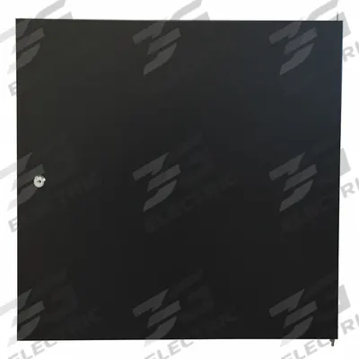 VIDEO MOUNT PRODUCTS Solid Door: 9 Rack Units, 1 in Overall Wd, 16 1/8 in Overall Ht, Black - Doors for Server Rack Enclosures
