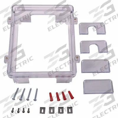 SAFETY TECHNOLOGY INTERNATIONAL D Style Backbox Kit: Polycarbonate - Spacers for Alarm & Wall Fixture Covers