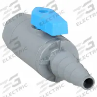 APPROVED VENDOR Manual Two-Way Ball Valve: 3/8 in, PVC, Straight, FNPT x Barb, Full Port Ball Port (MPN PVC 638-TB6F-F). Key specifications — attr1008170: APPROVED VENDOR.