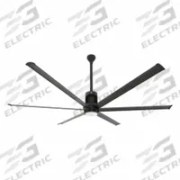 BIG ASS FANS Ceiling Fan: 12,849 cfm Airflow, 8 ft Blade Dia, 7 Speeds, 100 to 277V AC, Single Phase (MPN MKI61081906A727I24S2). Key specifications — Voltage: 100 to 277V AC; Light Kit: Yes; Series: I6; Number of Speeds: 7; Phase: Single; Current: 2 mA; Brand: BIG ASS FANS.