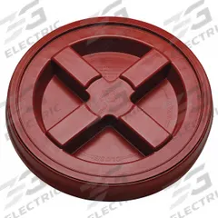 APPROVED VENDOR Pail Lid: Gasketed/Snap-On, 12 in Overall Dia, Red, Plastic, FDA Compliant (MPN GA5R). Key specifications — UN Rating Liquids: Not Rated; Brand: APPROVED VENDOR; UN Rating Solids: Not Rated; Material: Plastic.
