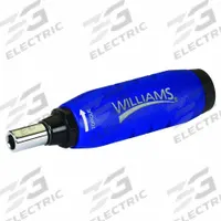 WILLIAMS Torque Screwdriver: 1/4 in Tip Size, 6 in-oz Min Torque, 32 in-oz Max Torque, Click-Type (MPN 21SPW). Key specifications — attr1205035: WILLIAMS; attr1205043: 1/4 in.