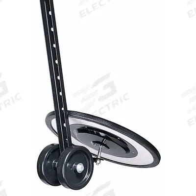 SEE ALL INDUSTRIES Inspection Mirror: 18 in Dia Mirror Size, Mirr. Mat. Glass - Rolling Inspection Mirrors