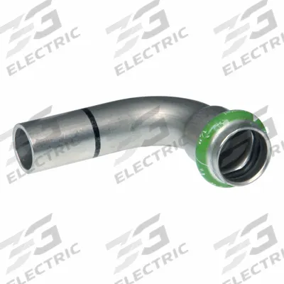APOLLO Crimp Elbow Fitting: 3/4 in Pipe x 3/4 in Pipe Size, Press-fit x FTG, EPDM - Potable Water Stainless Steel Press Fittings