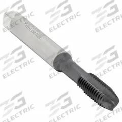 CLEVELAND Spiral Point Tap: 1/4"-20 UNC, 2B, 3 Flute, Plug Chamfer, TiAlN Coated Cobalt (MPN C86114)