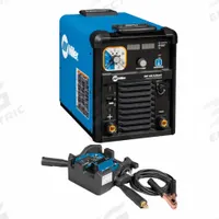 MILLER ELECTRIC Multiprocess Welder Package: XMT 400, DC, Power Source w/Point of Use Control (MPN 951000114). Key specifications — Maximum Amperage (Stick): 425 A; Maximum Amperage (TIG): 425 A; Input Voltage (Nominal) (Merch - Table Column, Filters): 575V.
