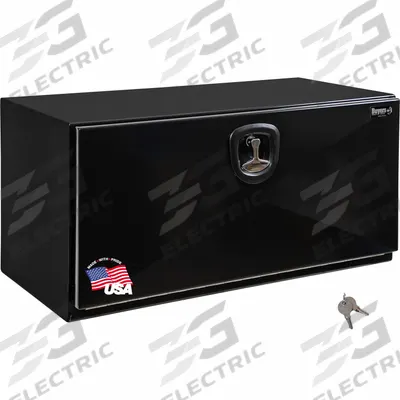 BUYERS PRODUCTS Underbody: Underbody Truck Box, Single Drop-Down Door Door, 18 in Overall Dp - Single Drop-Down Door Boxes