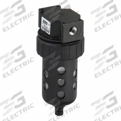 PARKER Compressed Air Filter: Particulate, 1/4 in NPT, 40 micron, 53 cfm, 150 psi Max Op Pressure (MPN 06F12AC). Key specifications — attr110055: 06F; attr110008: PARKER.