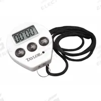 TAYLOR Digital Timer: 7/8 in x 6 in x 4 1/2 in, 7/8 in Overall Dp, 6 in Overall Ht, LCD, Audible (MPN 5816N). Key specifications — Clock Function Included: No; Count Direction: Count Up; Digital Display Screen Type: LCD; Alarm Type: Audible; Brand: TAYLOR; Maximum Time Setting: 99 minutes, 59 seconds.