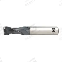 OSG Square End Mill: Carbide, TiAlN Coated, 2 Flute, 1/2" Mill Dia, 1" LOC, 3" OAL (MPN HP421-5000)