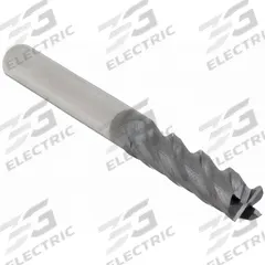 APPROVED VENDOR Square End Mill: Carbide, AlTiN Coated, 4 Flute, 1/8" Mill Dia, 3/4" LOC, 2-1/4" OAL (MPN 215-001004)
