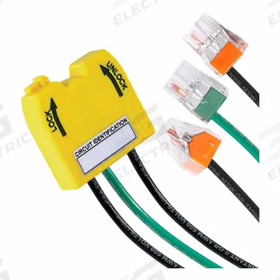 LEVITON Wiring Module, 20 Amp, 347V AC Max: 347V AC, 20 A, 3 Wire - Snap-In Wiring Modules