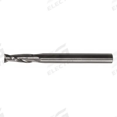CLEVELAND Square End Mill: Carbide, 4 Flute, 2.5 mm Mill Dia, 7.5 mm LOC, 38.1 mm OAL (MPN C76098) - Pencil-Neck Carbide Square End Mills