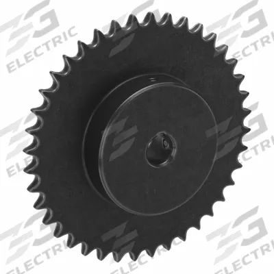 TRITAN Sprocket: 40, For 1/2 in Chain Pitch, 3/4 in Bore Dia, 40 Teeth, 6.373 in Pitch Dia - Size 40 Fixed-Bore Roller Chain Sprockets