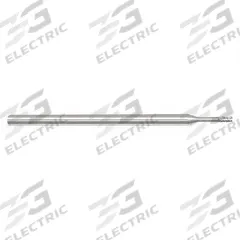 APPROVED VENDOR Corner Chamfer End Mill: Carbide, 3 Flute, 1/16" Mill Dia, 3/32" LOC, 0.003" Chf (MPN 251-003060)