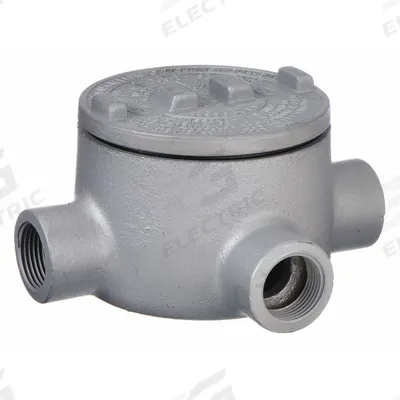 APPLETON ELECTRIC Conduit Outlet Body: Aluminum, GR, 1 1/4 in Trade Size, T Body - T Round Body - Tee Type