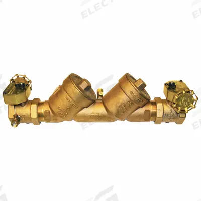ZURN WILKINS Backflow Preventer: 950XLTBF, 2 in Pipe Size, FNPT x FNPT, 19.19 in Overall Lg - Zurn Double Check Backflow Preventers