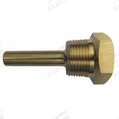 APPROVED VENDOR Threaded Thermowell: Brass, For 2 1/2 in Stem Lg, 2 1/2 in Insertion Lg (MPN 24C469). Key specifications — attr1275131: 350°F at 2930 psi; attr1275136: APPROVED VENDOR; attr1275129: 5,000 psi at 60°F.