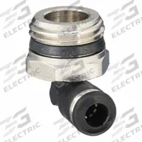 AIGNEP USA Push-Fit Elbow Fitting: 6 mm OD x 1/2 in Pipe Size, Push-to-Connect x Universal Thread (MPN 55110-6-1/2). Key specifications — Brand: AIGNEP USA.