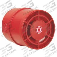 WERMA Multi-Tone Sounder: Tone Sound, 0.12 W Watt, 115 to 230V AC, Indoor/Outdoor, 14015060. Key specifications — Brand: WERMA; Color: Red; Operating Voltage: 115 to 230V AC.