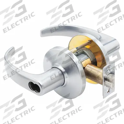 BEST Door Lockset: Storeroom Lever Locksets, Chrome, ADA Compliant