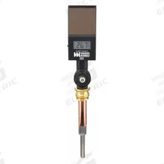 WEISS Digital Solar-Powered Thermometer: 6 in Stem Lg, -50°F to 300°F /-40°C to 150°C, NPT (MPN DVU6). Key specifications — Thread Type: NPT; Brand: WEISS; Accuracy: ±1 % or ±1 °F, Whichever is Greater.