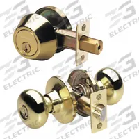 MASTER LOCK Door Locket-Deadbolt Combo: Office Knob Locksets, Brass (MPN BCC0603KA4). Key specifications — Lockset Style: Biscuit.