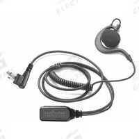 EARPHONE CONNECTION Earpiece with Microphone: Fits Motorola, Ear Hook, Push To Talk, Black, 1 Wires (MPN EP203). Key specifications — attr921014: Two Pin; attr921008: CT450; attr921002: Yes; attr920998: EP203; attr921012: EARPHONE CONNECTION.