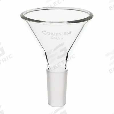 APPROVED VENDOR Powder Funnel: Borosilicate Glass, 104.8 mm, 48.11 mm Stem Lg - General Purpose Lab Funnels